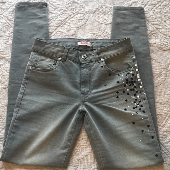 Blugirl Folies Grey Slim Jeans Sz 27 (runs small) - Picture 3 of 16